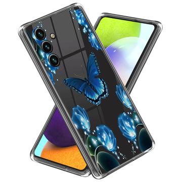 Husă TPU Subțire Stylish Samsung Galaxy A55 - Fluture și Flori