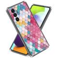 Husă TPU Subțire Stylish Samsung Galaxy A55 - Rombul Curcubeu