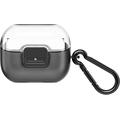 Samsung Galaxy Buds3/Buds3 Carcasă clip cu carabină GP-FPR630HICBW - Transparent