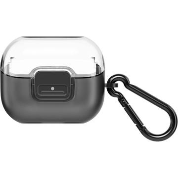 Samsung Galaxy Buds3/Buds3 Carcasă clip cu carabină GP-FPR630HICBW - Transparent