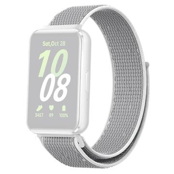 Samsung Galaxy Fit3 Curea din Nailon cu închidere Velcro - Gri