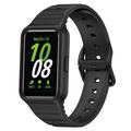 Samsung Galaxy Fit3 Curea de Schimb din Silicon cu Cadru Integrat - Negru