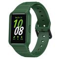 Samsung Galaxy Fit3 Curea de Schimb din Silicon cu Cadru Integrat - Verde