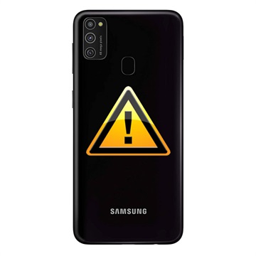 Reparație Capac Baterie Samsung Galaxy M21 - Negru