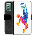 Husă Portofel Premium - Samsung Galaxy Note20 - Slam Dunk