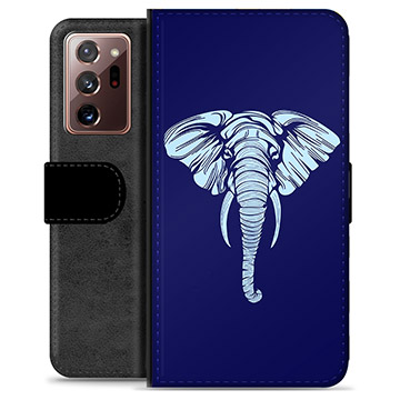 Husă Portofel Premium - Samsung Galaxy Note20 Ultra - Elefant