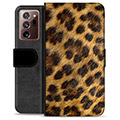 Husă Portofel Premium - Samsung Galaxy Note20 Ultra - Leopard