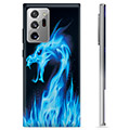 Husă TPU - Samsung Galaxy Note20 Ultra - Dragon din Foc Albastru