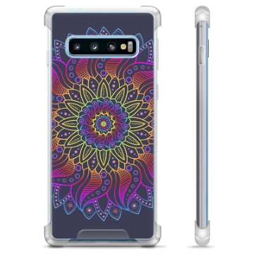 Husă Hibrid - Samsung Galaxie S10+ - Mandala Colorată