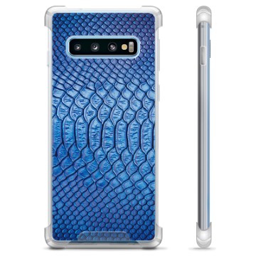 Husă Hibrid - Samsung Galaxie S10+ - Piele