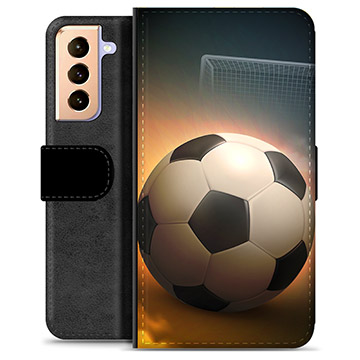 Husă Portofel Premium - Samsung Galaxy S21+ 5G - Fotbal