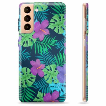 Husă TPU - Samsung Galaxy S21+ 5G - Floare Tropicală