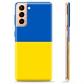 Husă TPU Steagul Ucrainei - Samsung Galaxy S21+ 5G - Galben și Albastru Deschis