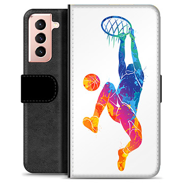 Husă Portofel Premium - Samsung Galaxy S21 5G - Slam Dunk