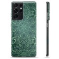 Husă TPU - Samsung Galaxy S21 Ultra - Mandala Verde