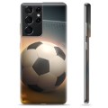 Husă TPU - Samsung Galaxy S21 Ultra 5G - Fotbal