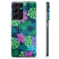 Husă TPU - Samsung Galaxy S21 Ultra 5G - Floare Tropicală