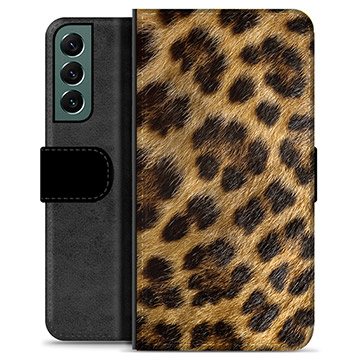 Husă Portofel Premium - Samsung Galaxy S22+ 5G - Leopard