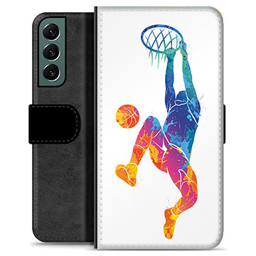 Husă Portofel Premium - Samsung Galaxy S22+ 5G - Slam Dunk