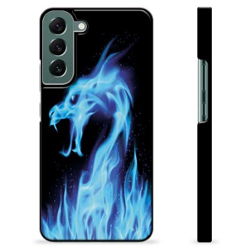 Capac Protecție - Samsung Galaxy S22+ 5G - Dragon din Foc Albastru