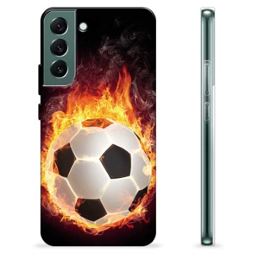 Husă TPU - Samsung Galaxy S22+ 5G - Fotbal în Flăcări