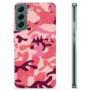 Husă TPU - Samsung Galaxy S22+ 5G - Camuflaj Roz