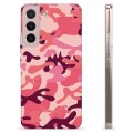 Husă TPU - Samsung Galaxy S22 5G - Camuflaj Roz