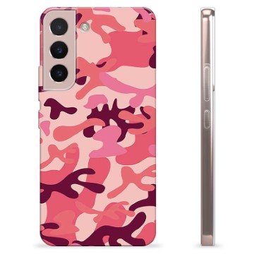 Husă TPU - Samsung Galaxy S22 5G - Camuflaj Roz