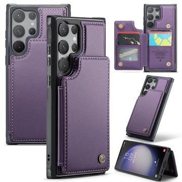 Samsung Galaxy S22 Ultra 5G Caseme C22 Case RFID Card Wallet - Violet