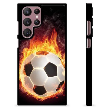 Capac Protecție - Samsung Galaxy S22 Ultra 5G - Fotbal în Flăcări