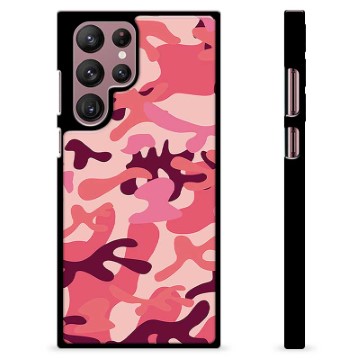 Capac Protecție - Samsung Galaxy S22 Ultra 5G - Camuflaj Roz