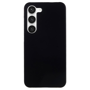 Husă Plastic Cauciucat Samsung Galaxy S23 5G - Negru