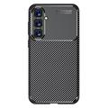 Husă TPU Samsung Galaxy S23 FE - Beetle Fibra de Carbon - Negru