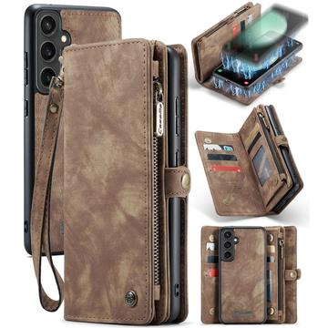 Husă Portofel Samsung Galaxy S23 FE - Caseme C30 Multifunctional - Maro