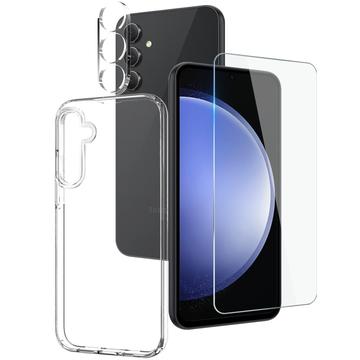 Samsung Galaxy S23 FE Northjo Set de protecție 3 în 1 - Transparent