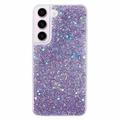 Husă TPU Samsung Galaxy S23 - Glitter Flakes - Violet