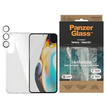 Set Protecție 3-în-1 Samsung Galaxy S23 Plus 5G - PanzerGlass - Transparent