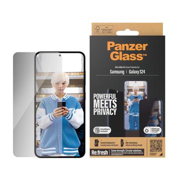 Samsung Galaxy S24 PanzerGlass Ultra-Wide Fit Privacy EasyAligner Screen Protector (Open Box - Excellent)