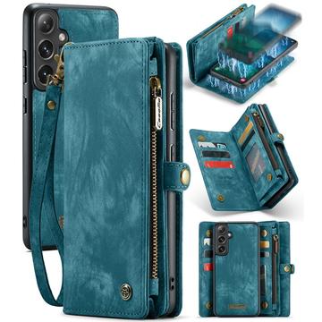 Husă Portofel Samsung Galaxy S24 - Caseme 008 2-în-1 Multifunctional - Albastru