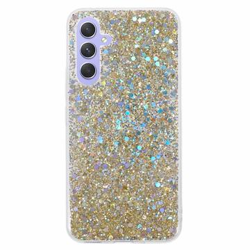 Husă TPU Samsung Galaxy S24 FE - Glitter Flakes