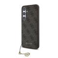 Husă Hibrid Samsung Galaxy S24 FE - Guess 4G Charms Collection - Maro