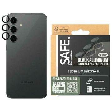 Protector pentru obiectivul camerei Samsung Galaxy S24 FE PanzerGlass Safe - aluminiu negru