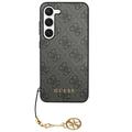 Husă Hibrid Samsung Galaxy S24 - Guess 4G Charms Collection - Gri