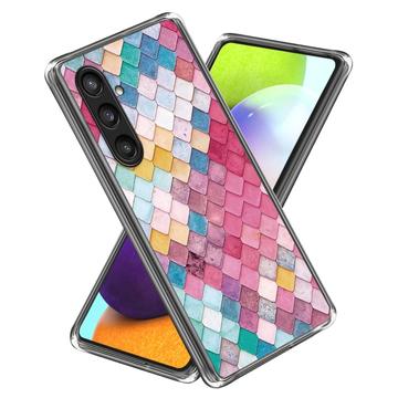 Husă TPU Subțire Stylish Samsung Galaxy S24 - Rombul Curcubeu