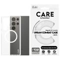 Husă Samsung Galaxy S24 Ultra PanzerGlass Care Transparent Urban Combat - Compatibilă cu MagSafe - Alb