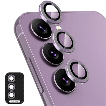 Geam Protecție Obiectiv Cameră Samsung Galaxy S24+ - Hat Prince - Violet