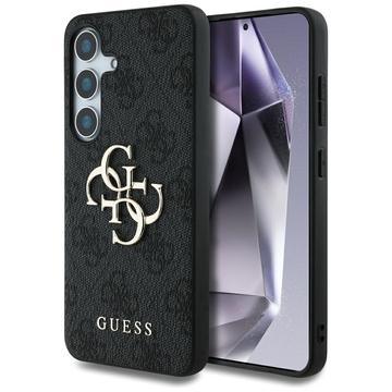 Husă Hibrid Samsung Galaxy S25 - Guess 4G Big Metal Logo - Negru