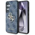 Husă Hibrid Samsung Galaxy S25 - Guess 4G Big Metal Logo - Albastru