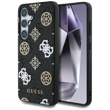 Husă MagSafe Samsung Galaxy S25 Guess 4G Printed Colored Peony Pattern