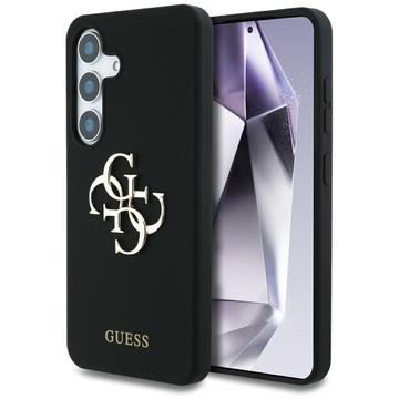 Husă din silicon Samsung Galaxy S25 Guess Big 4G Logo Bottom Script